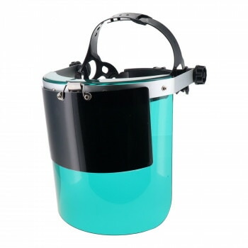 DTフェイスシールドかぶり型W　グリーン　DT-KFSW-G　805419