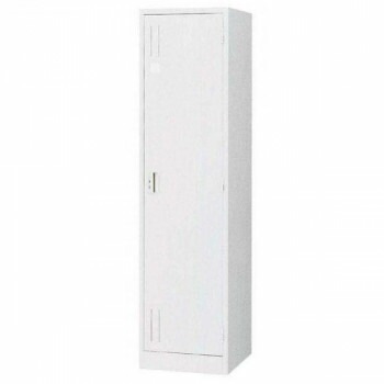 オフィス/店舗向け　スタンダードロッカー ホワイト　開閉表示付シリンダー錠　1人用ロッカー 1連3号 　COM-L1S-W