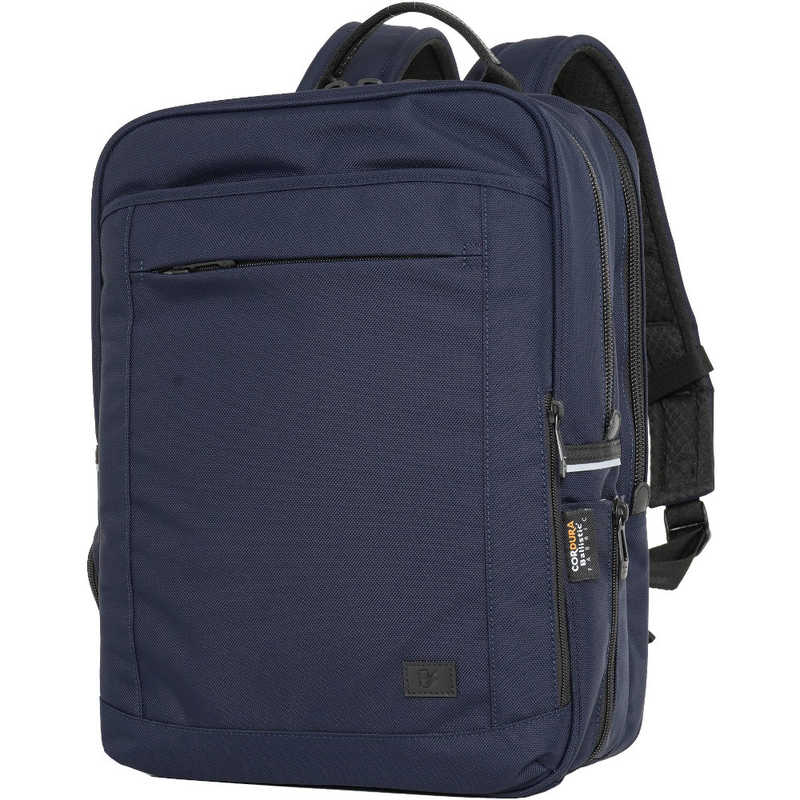 バリスティックスピリット　ビジネスリュック 15.6インチPC対応 コーデュラナイロン ネイビー　BS-3233-NV