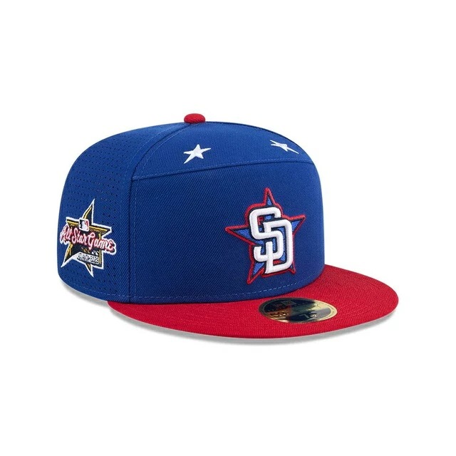 NEWERA ニューエラ 59FIFTY スプリットパネル 2025 MLB All Star Game Workout サンディエゴ・パドレス ブルー メンズ 男性 レディース 女性 帽子 ハット