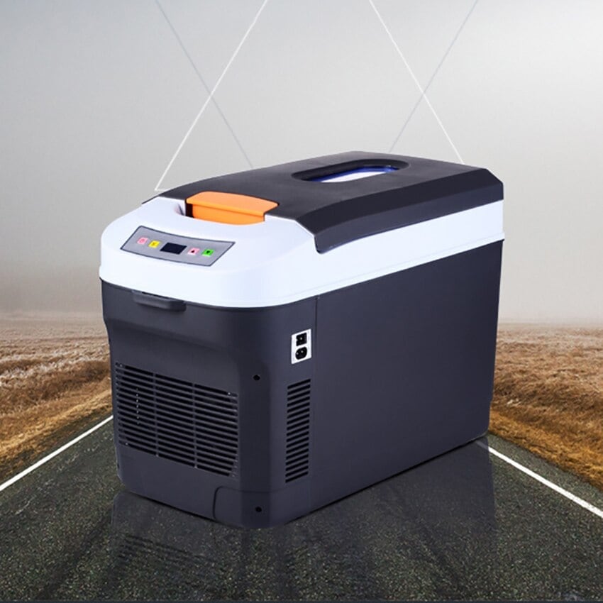 旅行用 12v/24v/220v 家庭用 25L コンプレッサー付き キャンプ用 ポータブルカー冷蔵庫 dc/ac 新品ユニバーサル