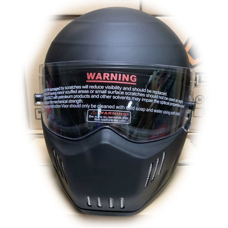 装飾用ヘルメット　CRG バイク用　ライダース　スターヴォーズ ATV-6　フルフェイスヘルメット　激レア　黒/白/銀　公道使用不可