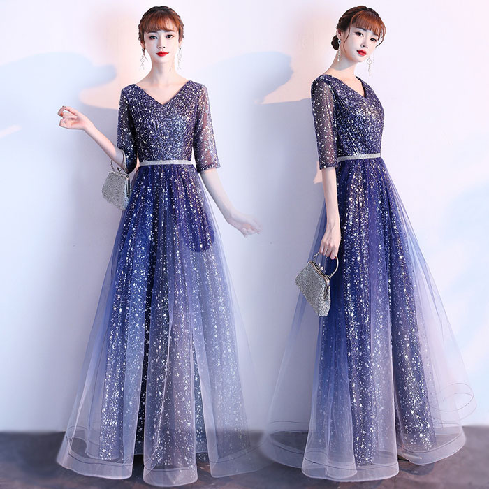 レディースファッション 演奏会用ドレス ロングドレス パーティードレス ロング 社交ダンス 衣装 ドレス ダンス衣装 ステージ衣装 発表会 ピアノ発表会 結婚式 二次会 2次会 お呼ばれ レディース 5,220円