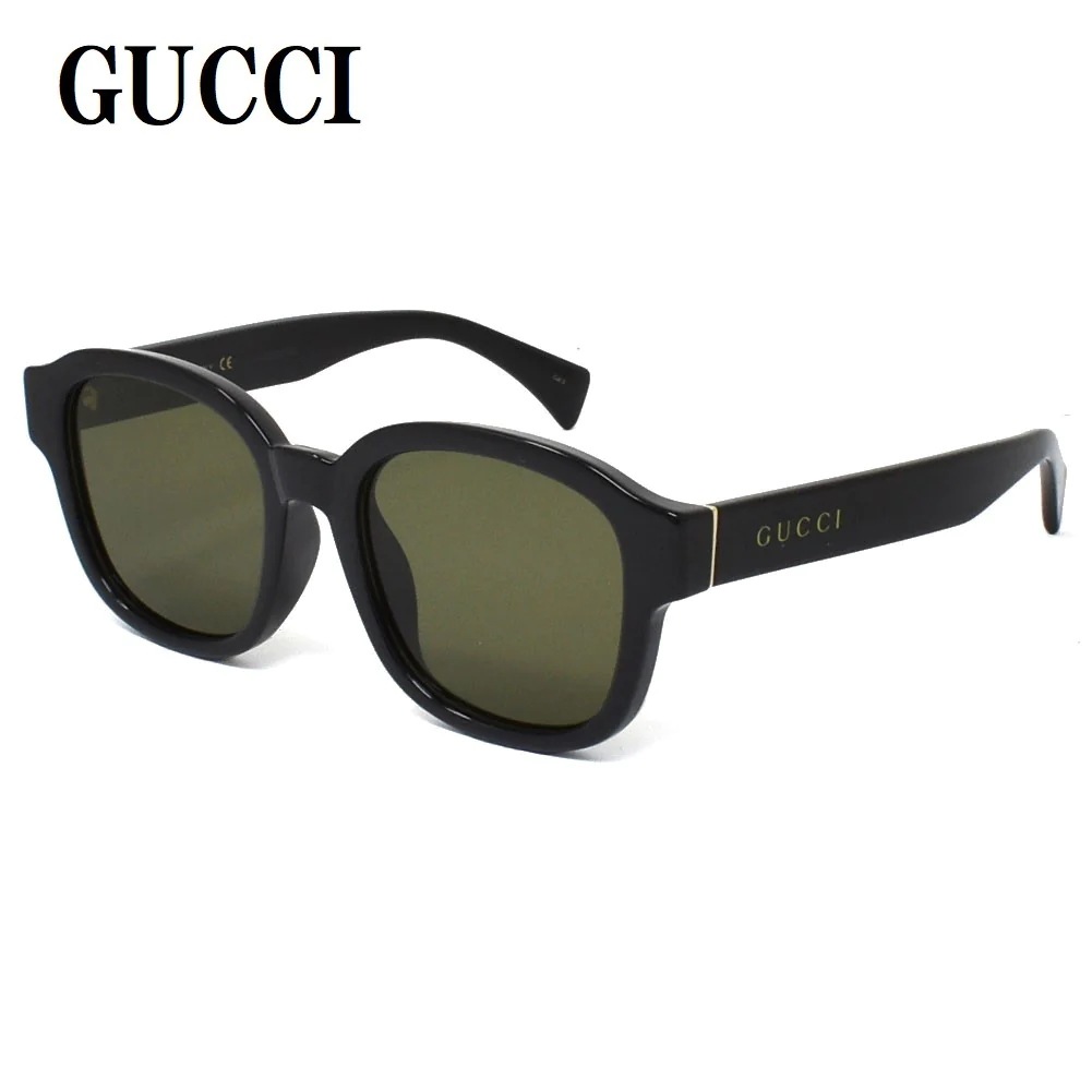 GUCCI国内正規品 GG1140SK 002 サングラス アジアンフィット アイウェア メガネ 眼鏡 UVカット 紫外線カット グリーン ブラック