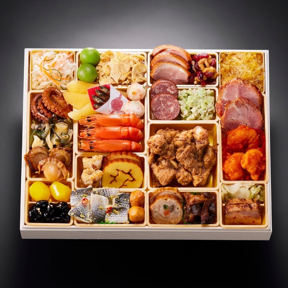 おせち 早割 予約 おせち料理 板前魂のおつまみおせち 超特大 9.8寸 和洋中華風 一段重 2～3人前 28品目 肉 海鮮 中華 和風 洋風 御節 送料無料 2025 2026