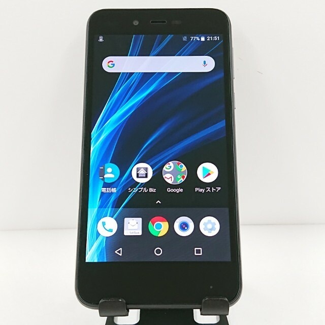 AQUOS sense basic 702SH SoftBank ブラック 送料無料 本体 c11447