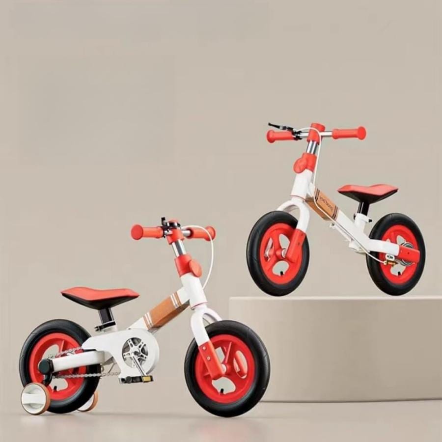 バランスバイク キックバイク ストライダー 多機能子供用自転車 1-6 歳 3-in-1 ペダル自転車バランスカー子供用自転車 ペダルなし自転車 高さ調整可能 軽量 組み