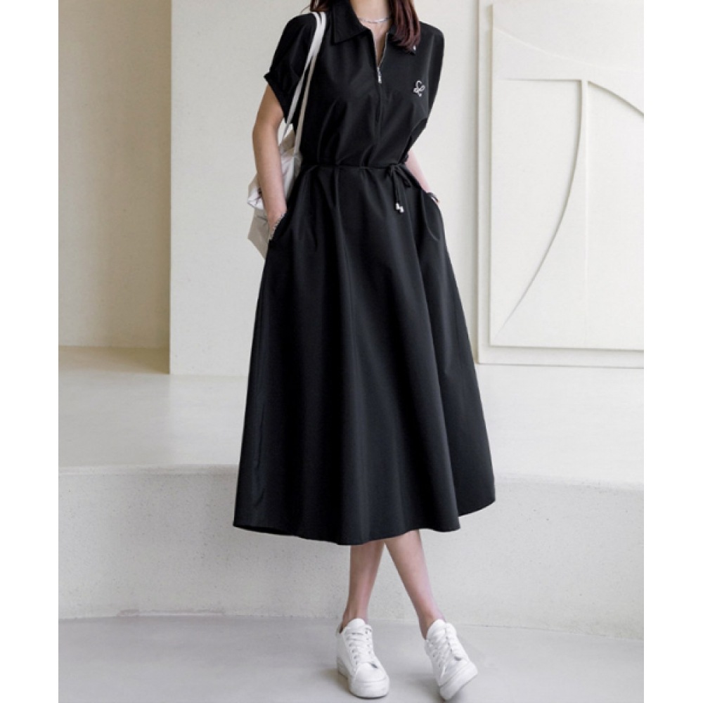 フレンチシックブルームオブジョイアノラックドレス