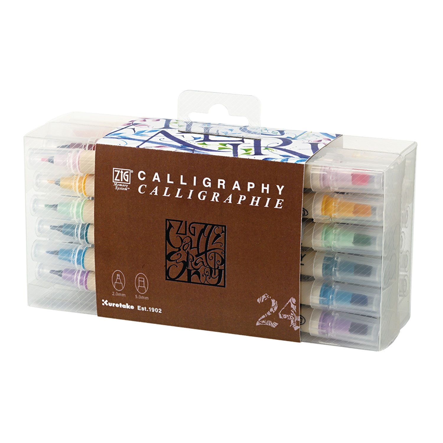 呉竹 Kuretake ZIG メモリーシステム カリグラフィー 24色セット MS-3400/24V 5,460円