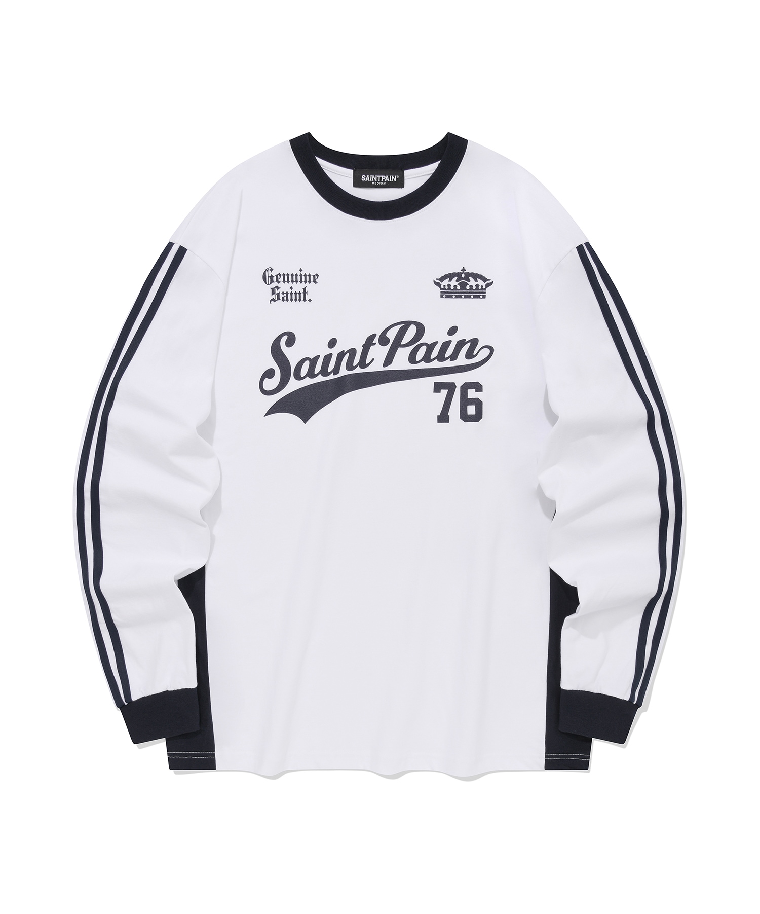 SP Team League Line Long Sleeve-White
