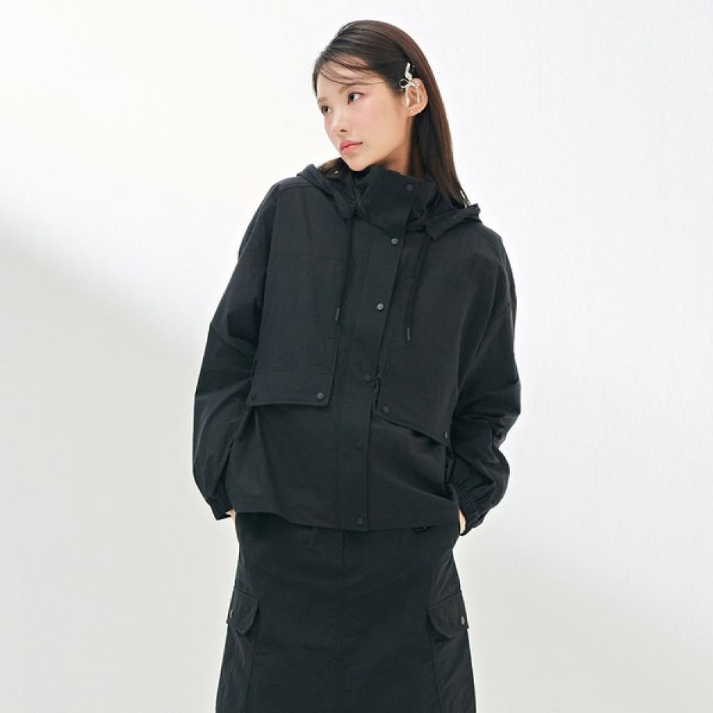 (チェースカルト) レディース着脱式フード付き軽量ジャンパー-DBRG4173C03