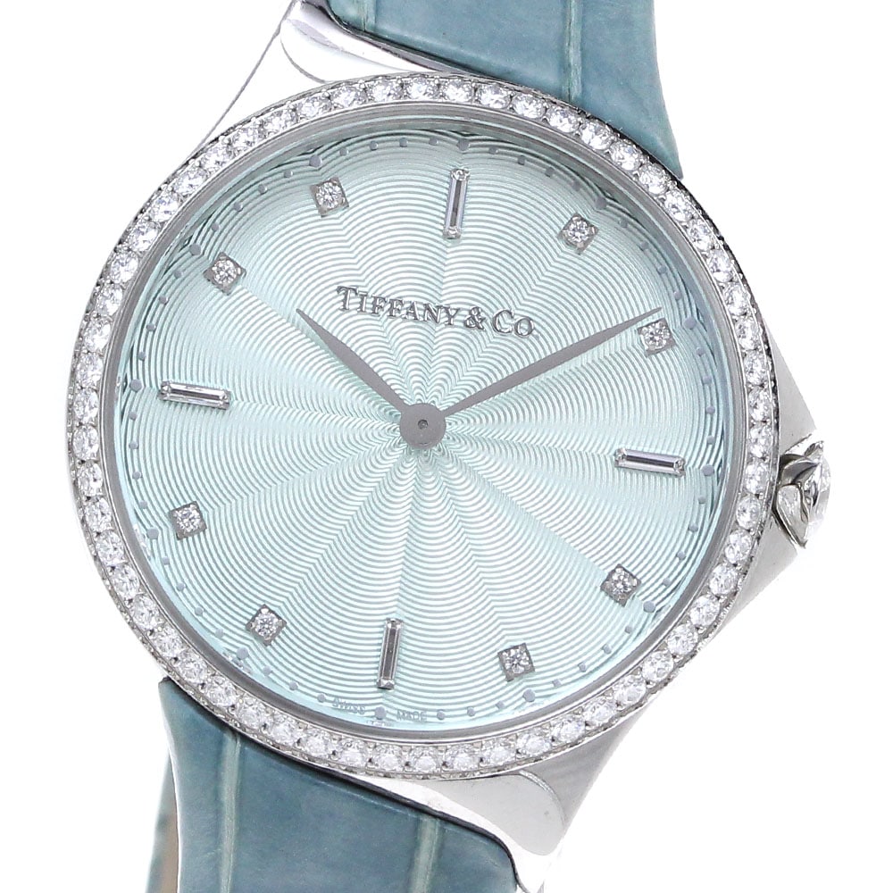 ティファニー TIFFANY&Co. メトロ ダイヤベゼル クォーツ レディース _839893【中古】