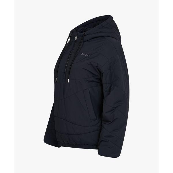 女性カーブキルティングアノラックパディングジャケットSPKWCNJK352WBLK 3630851