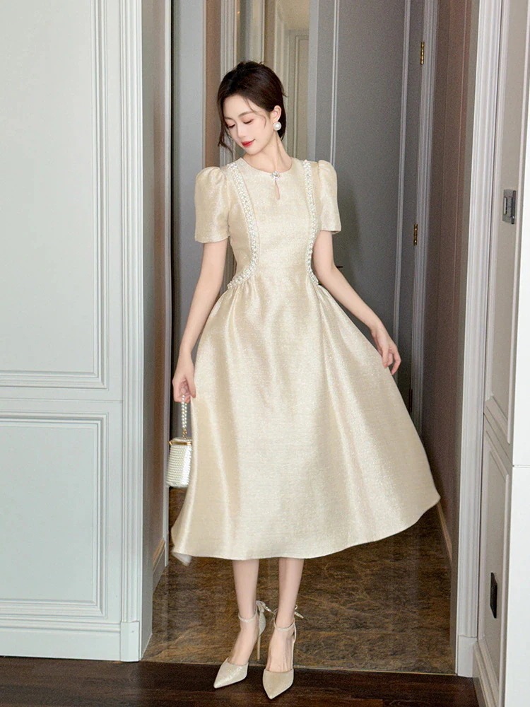 2025 春夏 ドレス ワンピース お呼ばれドレス 大人 卒業式 結婚式 ウェディング 二次会 発表会 パーティードレス レディースファッション 5,919円