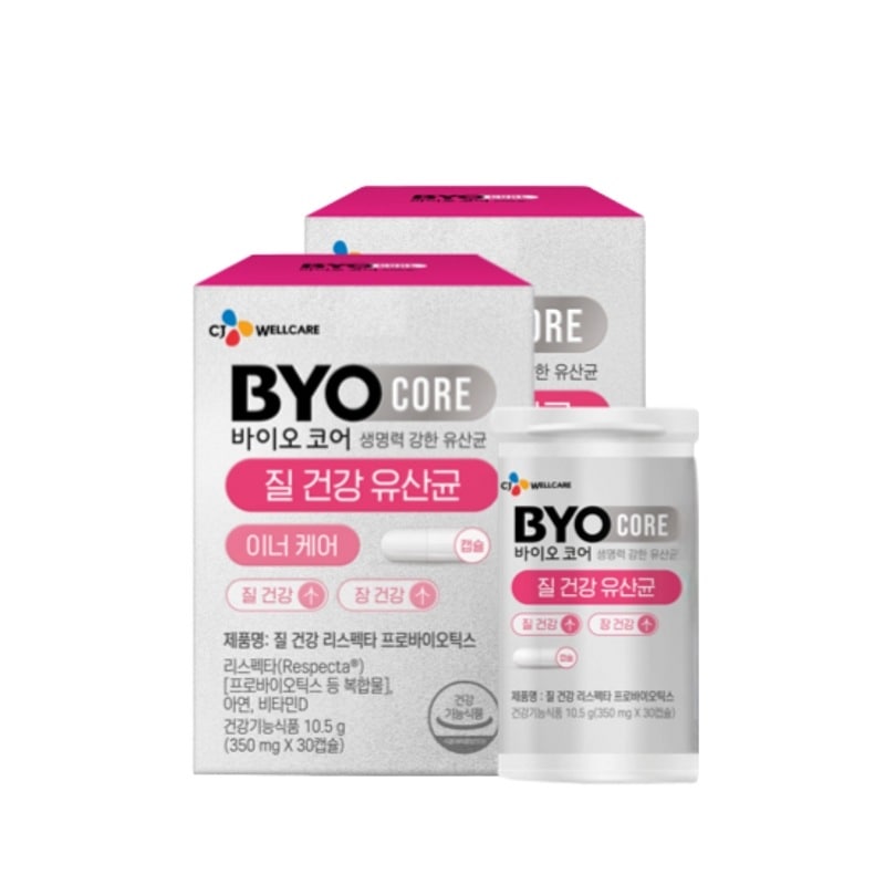 CJバイオコア膣健康乳酸菌リスペクター機能性女性健康30カプセル2個