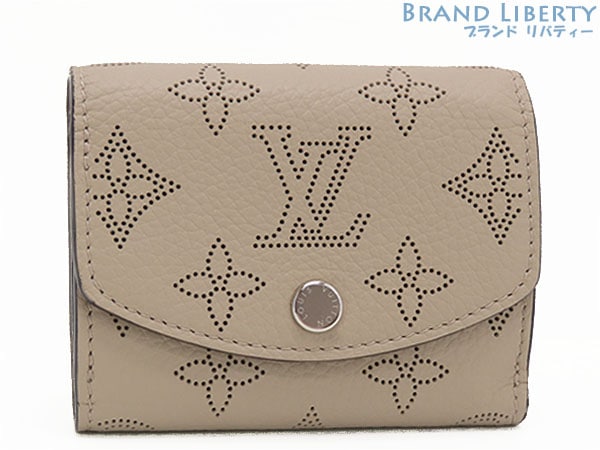 激レアほぼ新品ルイヴィトンマヒナポルトフォイユイリスXS三つ折り財布コンパクト財布ガレベージュM82437