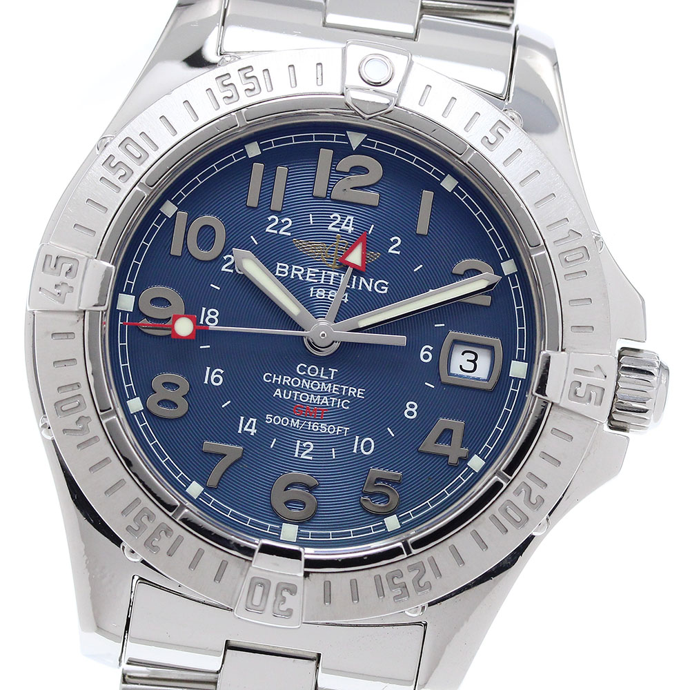 ブライトリング BREITLING A32350 コルト GMT 自動巻き メンズ _902513【中古】