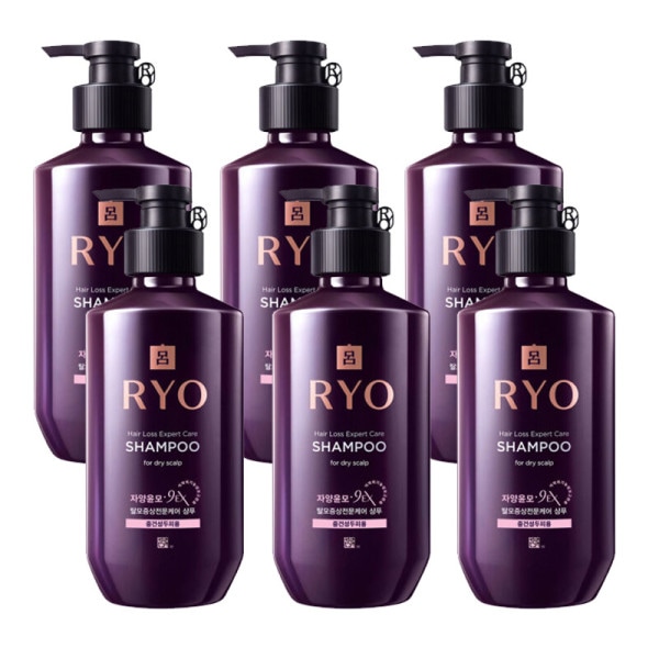紫陽潤毛9ex 脱毛専門ケア シャンプー(乾燥性)400ml 6入り
