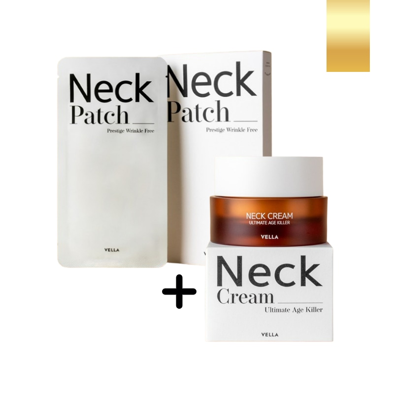 [ネックケアセット] ネックパッチ(5個入り)+ ネッククリーム(50ml)