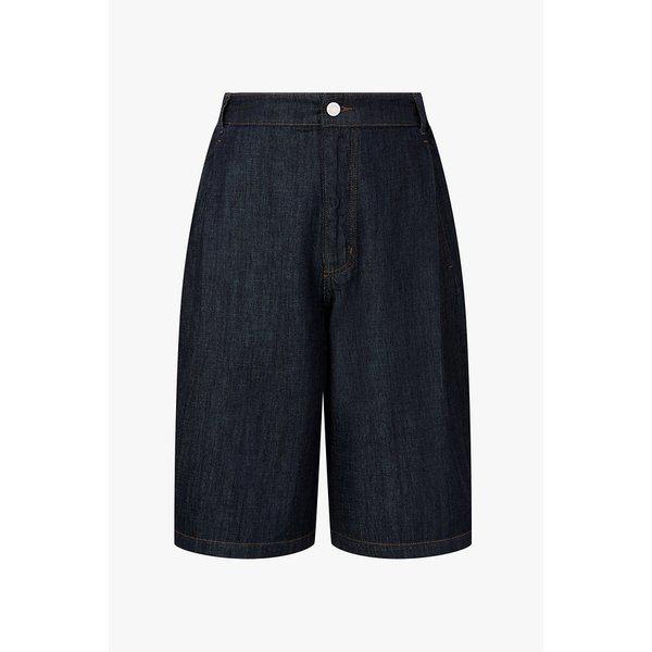 [MEN] ワンタック バンディング ハーフ デニム パンツ 9156262061055
