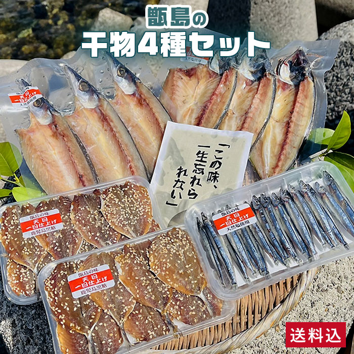 ギフト 甑島の干物詰め合わせA 国産 訳あり 好評につきリニューアル こしき島 鹿児島産 干物セット 塩干 塩干し 新鮮な干物 おつまみ ギフト キビナゴ アジ カマス 贈り物 お土産 お歳暮 御歳
