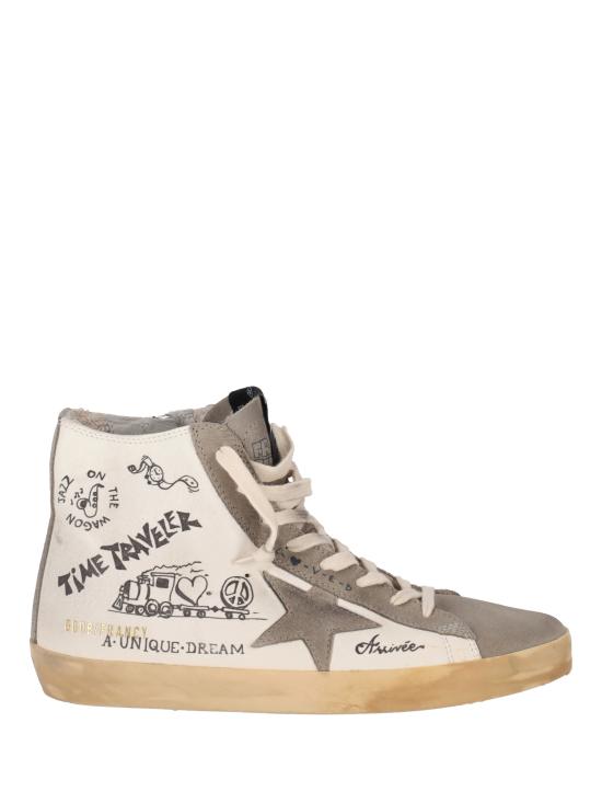 GOLDEN GOOSE Women Sneakers GWF00113F003441 81572 WHITE TAUPE BLACK