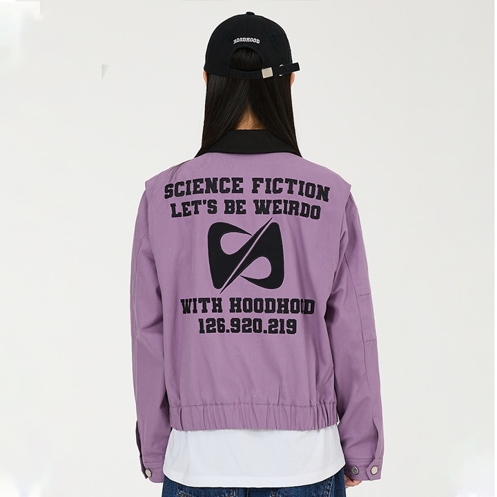 Detroit work jacket PURPLE