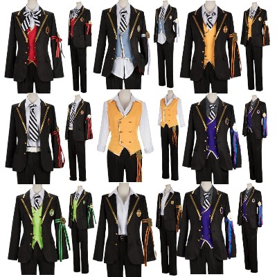 Monenjoy ツイステ 変装　リドル エース ユニフォーム　ケイト 制服　礼服　マレウス コスチューム　コスプレ衣装　服　イベント　ハロウィン