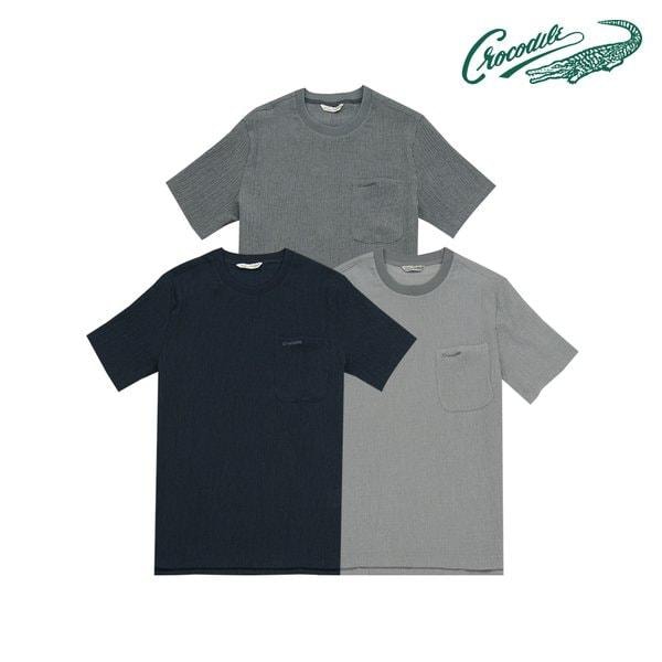夏のクールラウンドメッシュ半袖Tシャツ CDAABTS2414