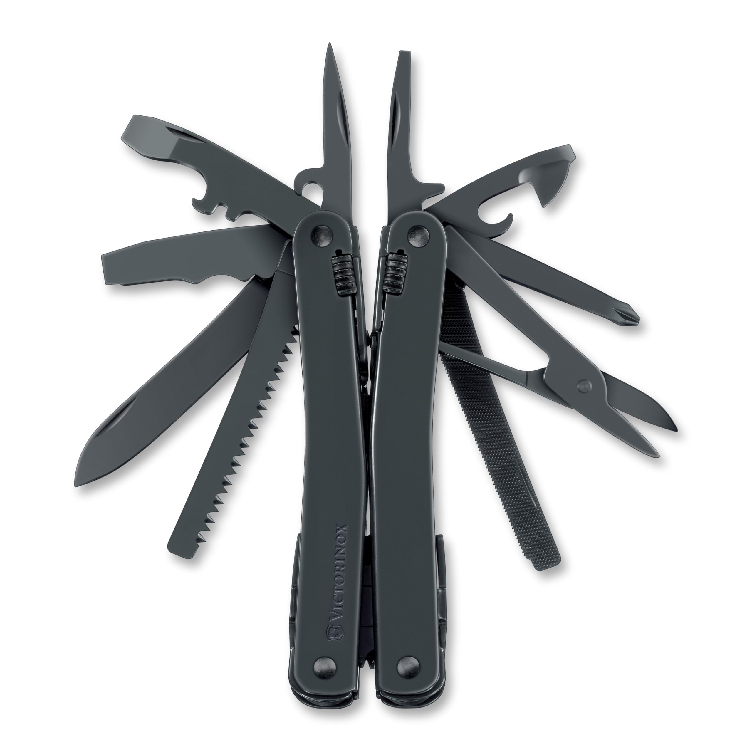 VICTORINOX(ビクトリノックス) スイスツールスピリット XBS ブラック ナイロンケース付き 多機能 ナイフ ペンチ DIY ロック付きの25機能を備えたスイス製マルチツール 【国内正規品】