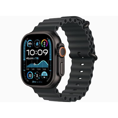 他サイト： Apple Watch Ultra 2 GPS+Cellularモデル 49mm MX4P3J/A [ブラック・ブラックオーシャンバンド]の商品画像