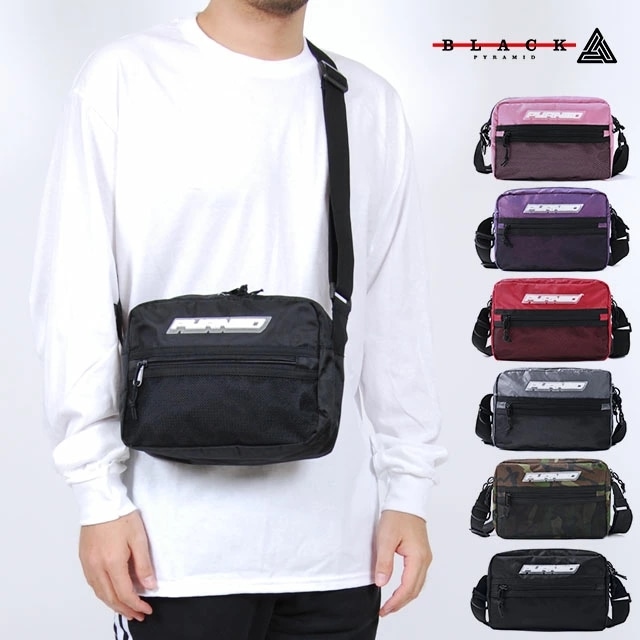 BLACK PYRAMID ブラックピラミッド バッグ TECH SHOULDER BAG ブラック
