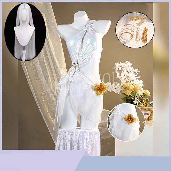 「急速出荷」最低価!格!Naraka Bladepoint 永劫無間 瑩 Tarka Ji コスプレ 水着衣装 ウィッグ ハロウィン 変装 仮装 コスチューム 演出服 アニメ ゲーム