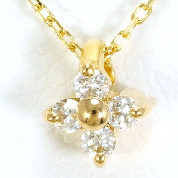 エテ ネックレス ダイヤ 0.05 ジュエリー 中古