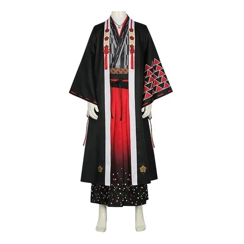 wusuobic[迅速な出荷]vtuber弦月藤士郎コスプレ衣装バーチャルキャスター浴衣着物パフォーマンス衣装コスプレアニメ衣装