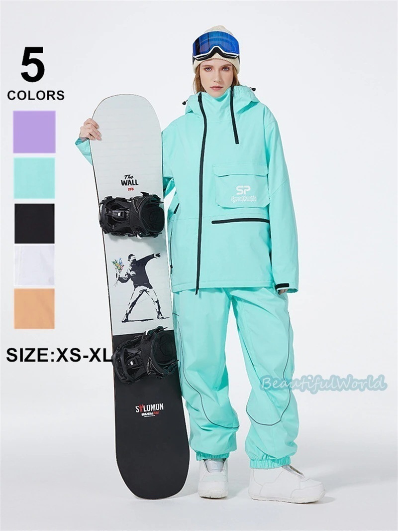 スノーボードウェア上下スキーウェア上下セットメンズレディーススノボウェアジャケットパンツ男女兼用スノーウェア撥水防風保温雪遊び1 23,989円