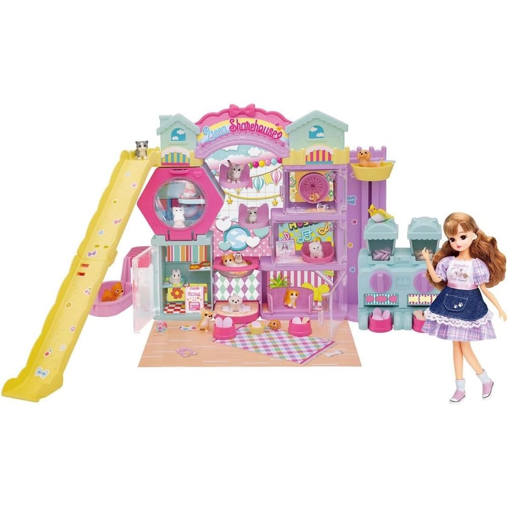 リカちゃん わんにゃんシェアハウス DX 着せ替え おままごと おもちゃ 3歳以上 6,672円