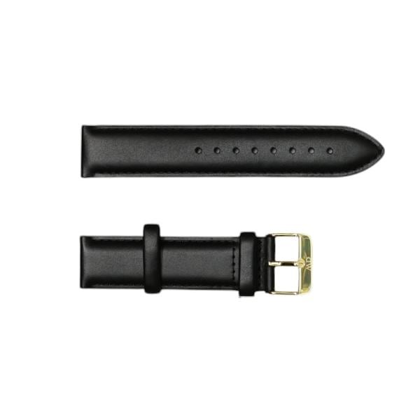 Classic 20mm Sheffield Gold 替えベルト レザーベルト DW00200319 ブラック ゴールド