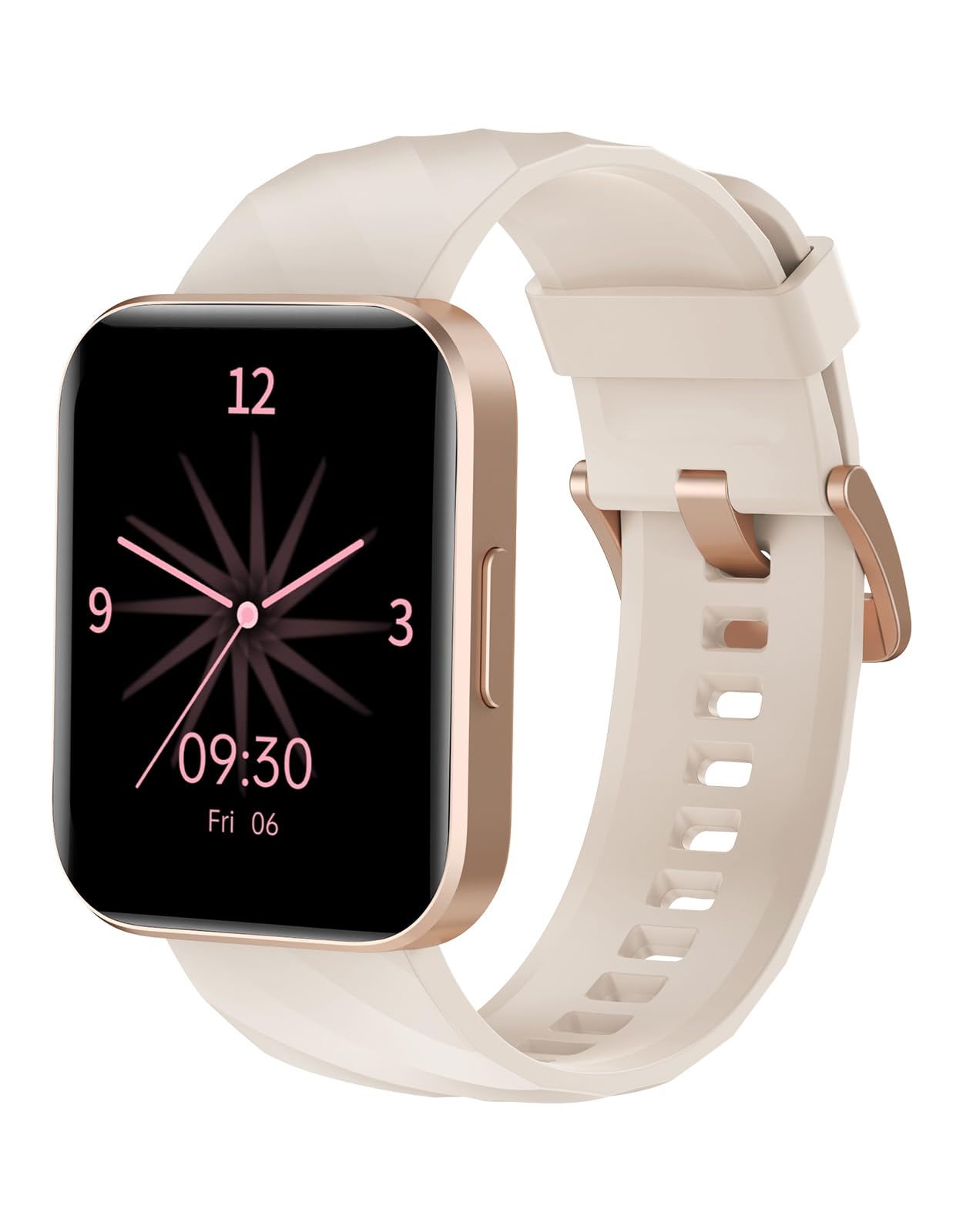 RUIMEN スマートウォッチ iPhone アンドロイド 対応 通話機能付き Smart Watch 1.85インチ大画面 レディース メンズ 腕時計 100+種類運動モード ゲーム 生理周期管理