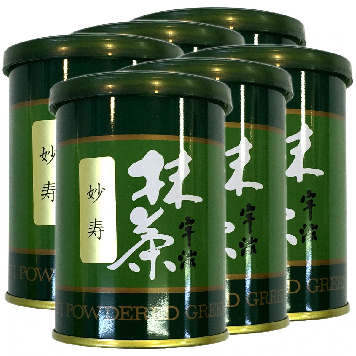 高級宇治抹茶 抹茶 粉末 妙寿 40g6缶セット 京都宇治の粉末のお抹茶です！ 製菓用などにもご使用できます！ 抹茶 粉末 高級 国産 ギフト プレゼント ホワイトデー 2026 プチギフト お茶