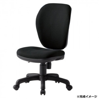 藤沢工業(TOKIO) オフィスチェアハイバック FST-77H ブラック