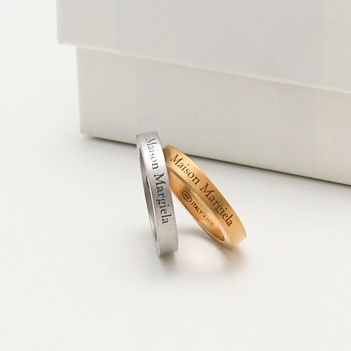 指輪 リング ロゴ リング SM1UQ0080 SV0158 レディース ゴールド シルバー シンプル ロゴ