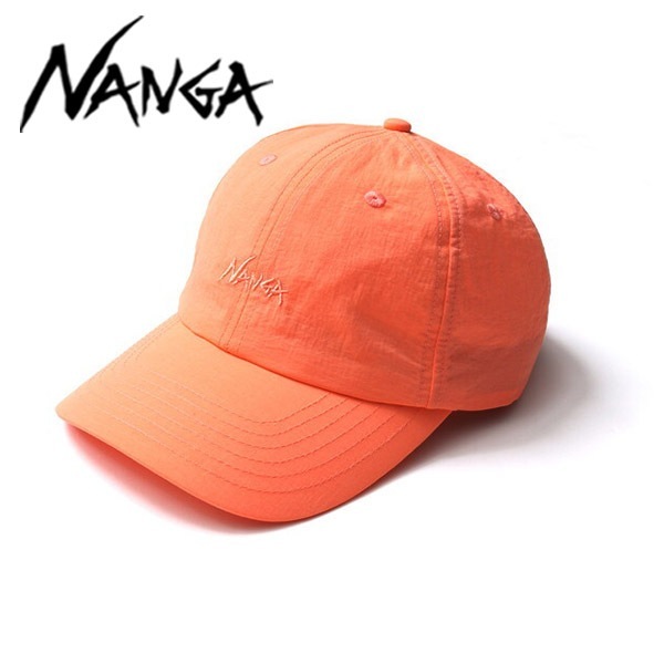 ナンガ ナイロンタッサーベースボールキャップ S.オレンジ NYLON TUSSER BB CAP FREE S.ORG NA2311-3B509 N1BcSON5