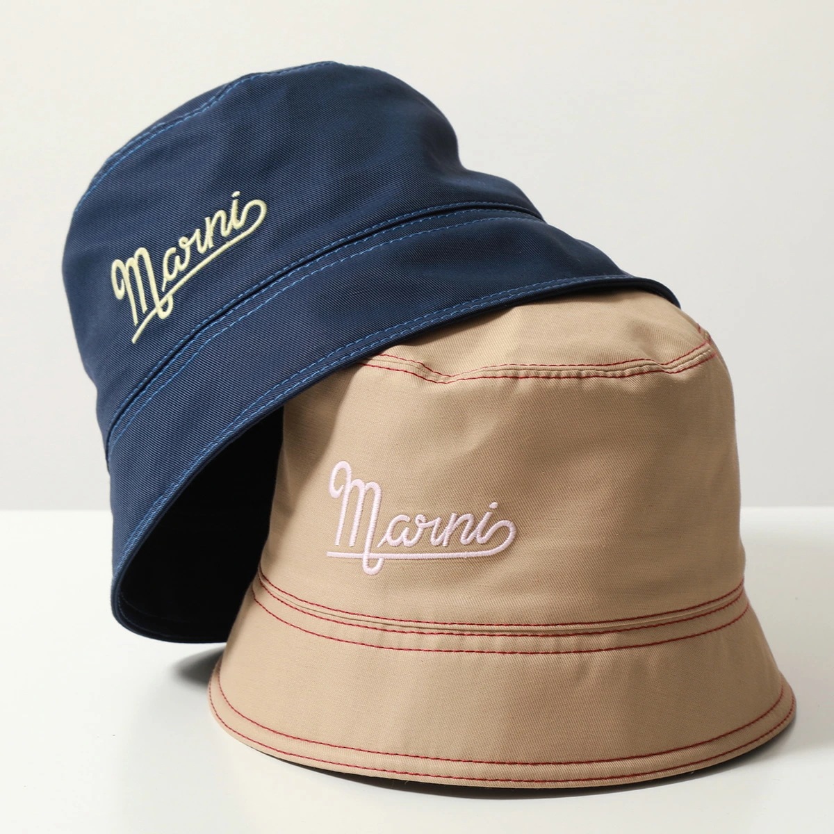 MARNI マルニ バケットハット CLMC0055S1 UTN903 レディース ロゴ刺繍 ステッチ 帽子 カラー2色