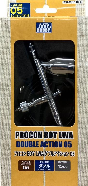 GSIクレオス プロコンBOY LWA ダブルアクションタイプ05 0.5mm【PS266】 エアブラシ GSI PS266 プロコンダブル