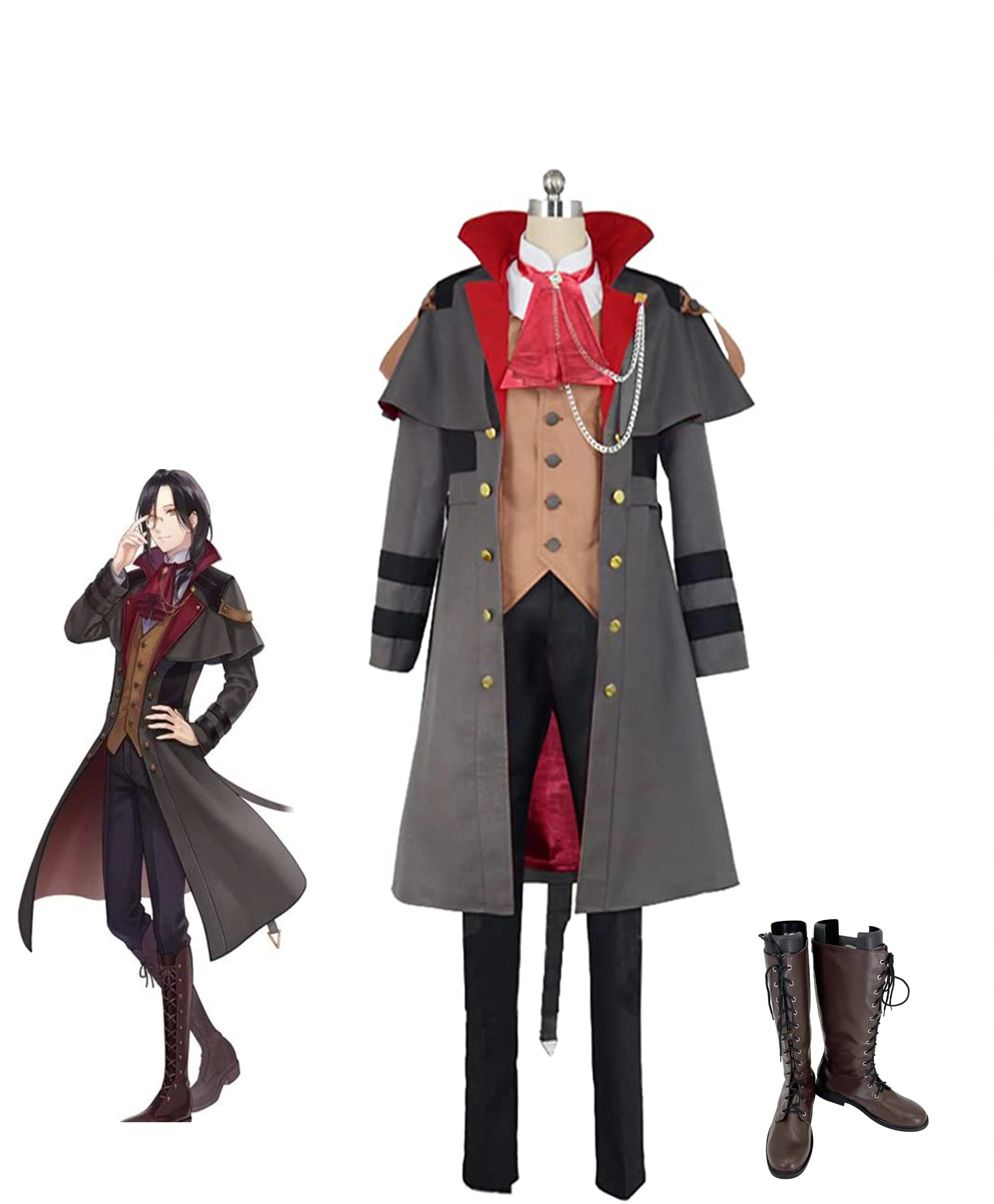 バーチャルYouTuber Vtube シェリンバーガンディ コスプレ衣装 仮装 変装 ハロウィン プレゼント 学園祭