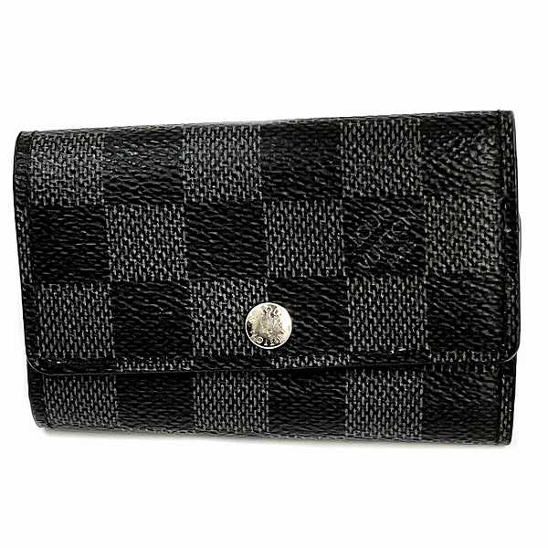 ルイヴィトングラフィット ミュルティクレ6 N62662 6連 キーケース ユニセックス【中古】