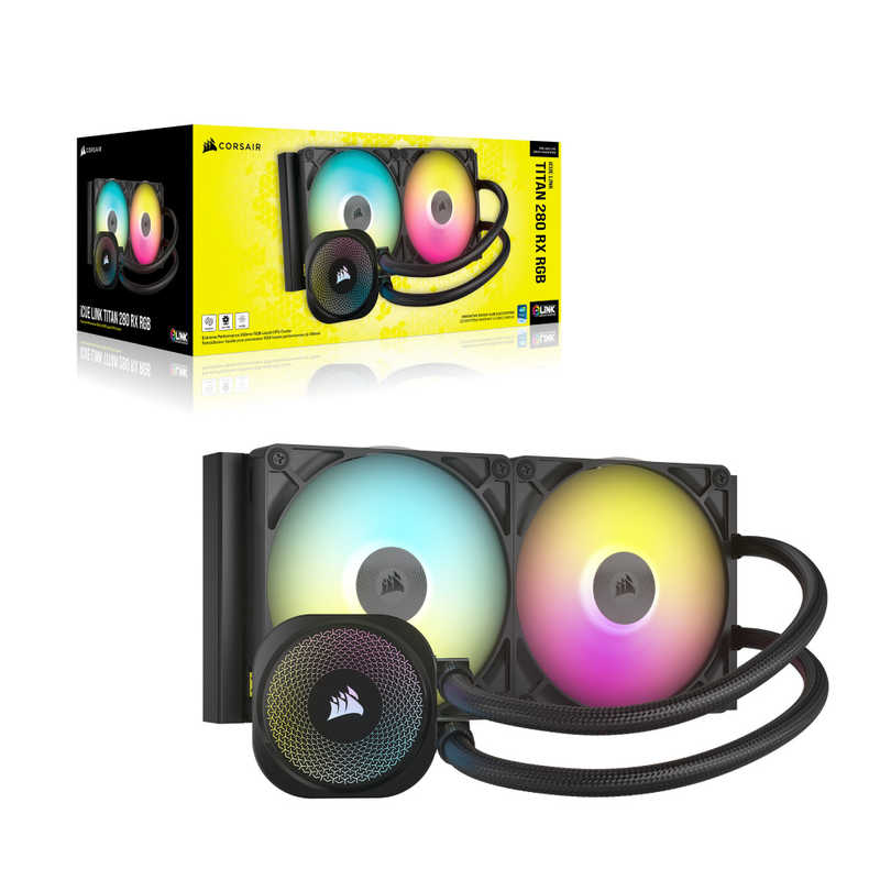 コルセア　CORSAIR　iCUE LINK TITAN 280 RX RGB　CW-9061017-WW