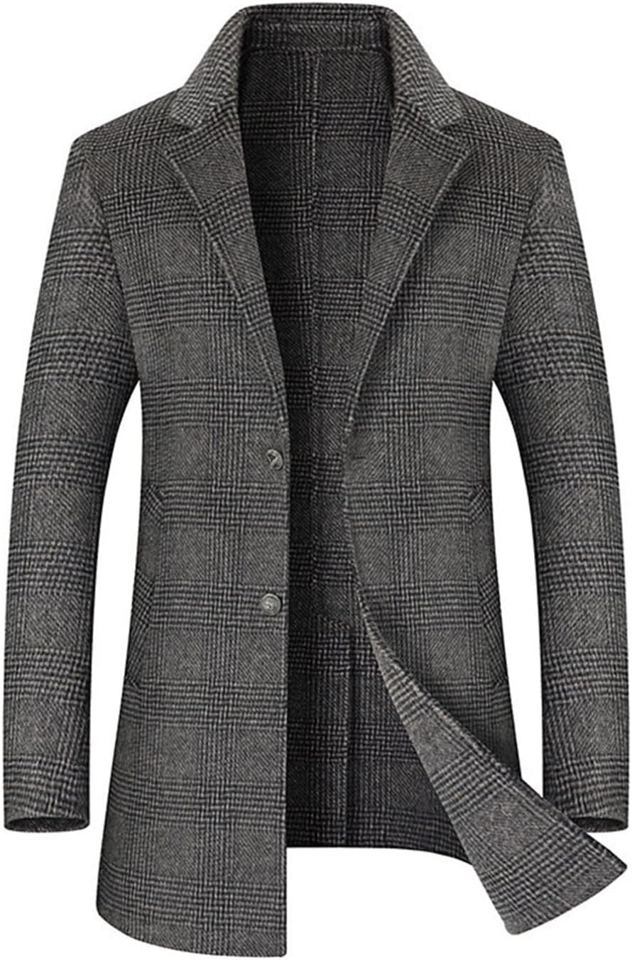 メンズ チェスターコート ダブルフェイス リバーコート チェック柄 着心地良い 保温 暖か ジャケット ハーフ丈 紳士服 メルトンコート 秋冬 ビジネス スリム テーラード アウター