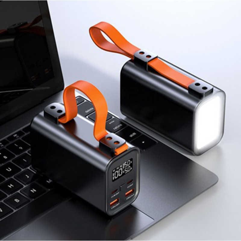 ROYALMONSTER　ポータブル電源コンパクト100W ［4出力 /USB-C充電 /USB Power Delivery対応］ BK　RM-8355BK